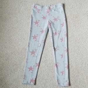 ❤4/$20 V. Gold Gray/Light Red Star Leggings